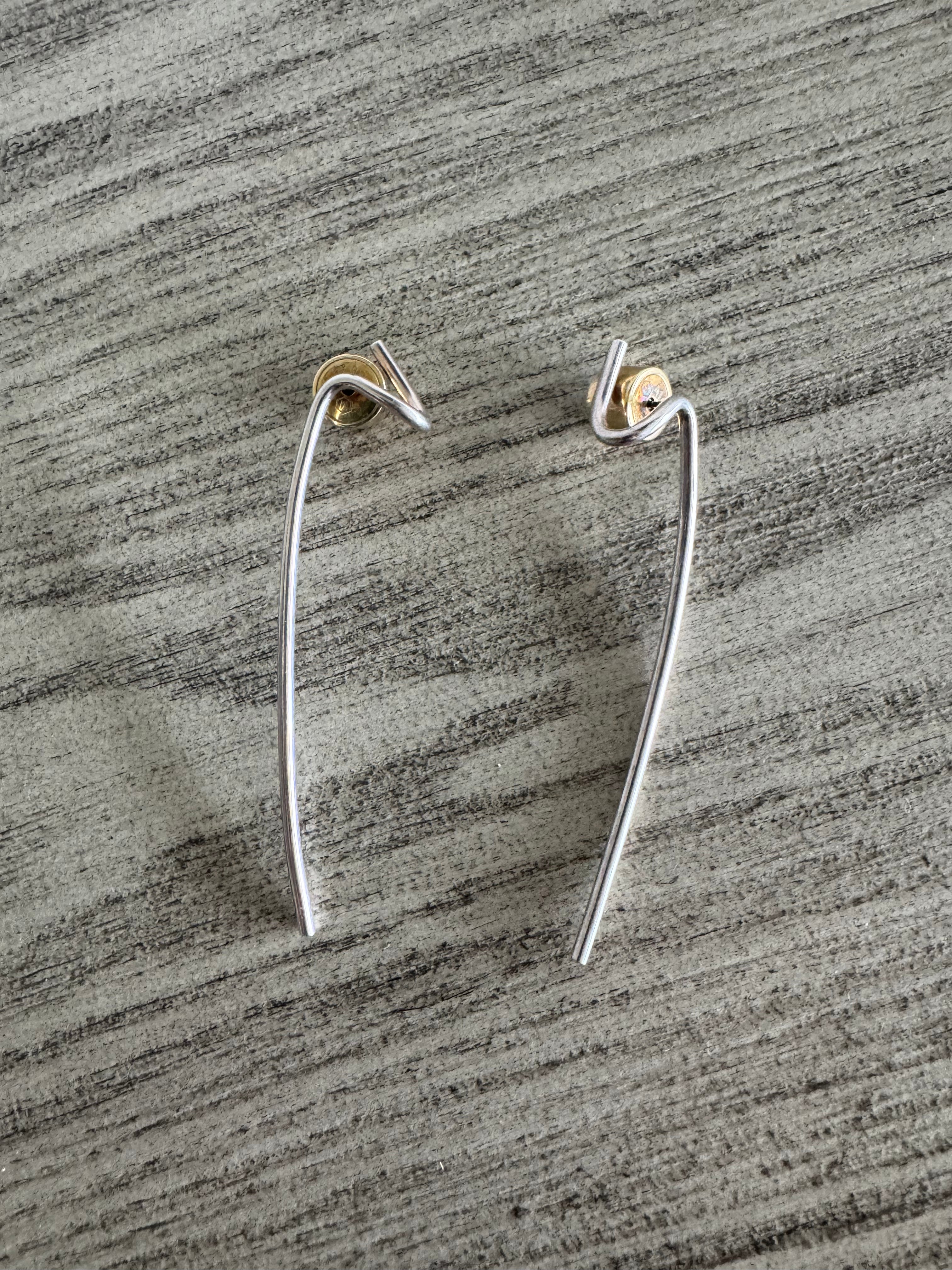 Sterling Silver Artistic Earring