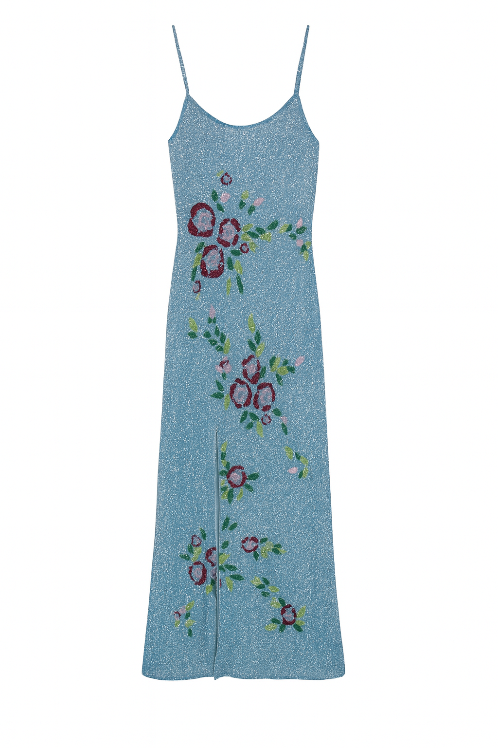 Beaded Floral Dress