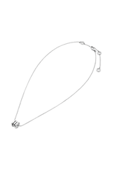 Zero 1 18 kt white gold mini pendant necklace with chain