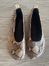 Snake Skin Ballerinas