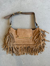 Omni Suede Shoulder Bag