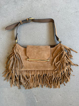 Omni Suede Shoulder Bag