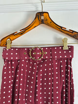 Silk Polka Dot Set