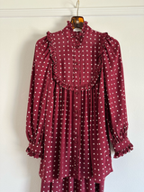 Silk Polka Dot Set