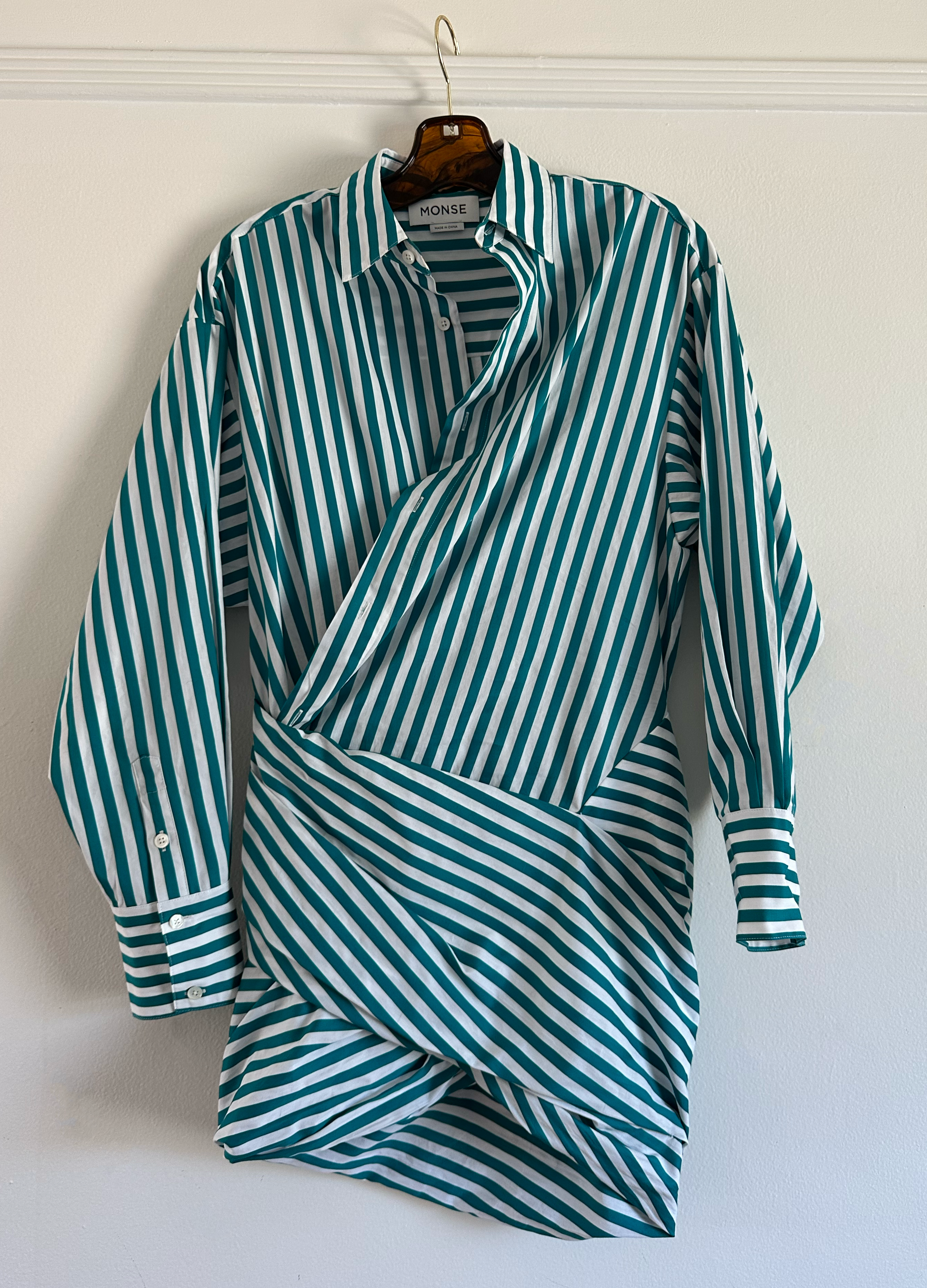 Striped Shirt Dress