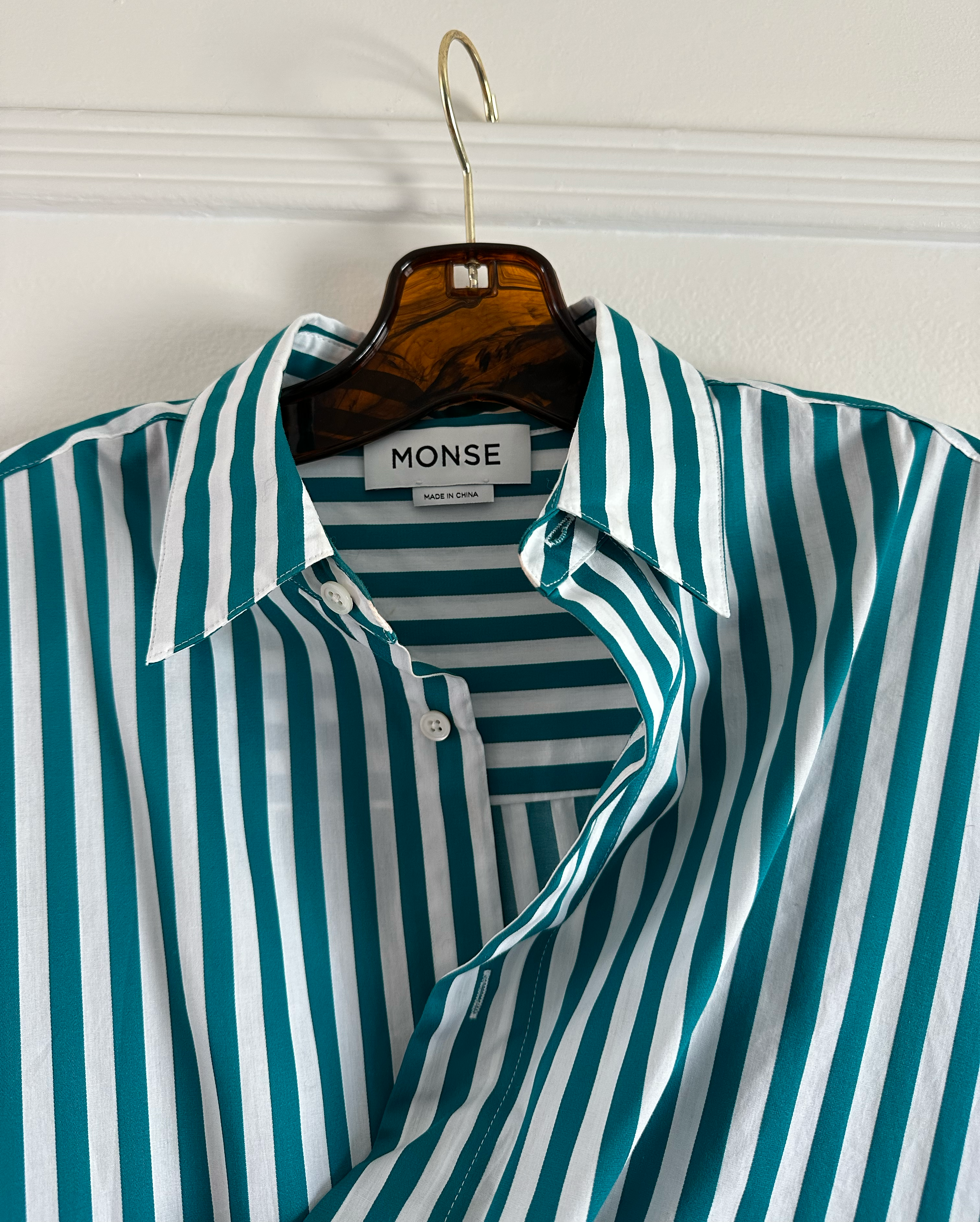 Striped Shirt Dress