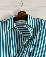 Striped Shirt Dress