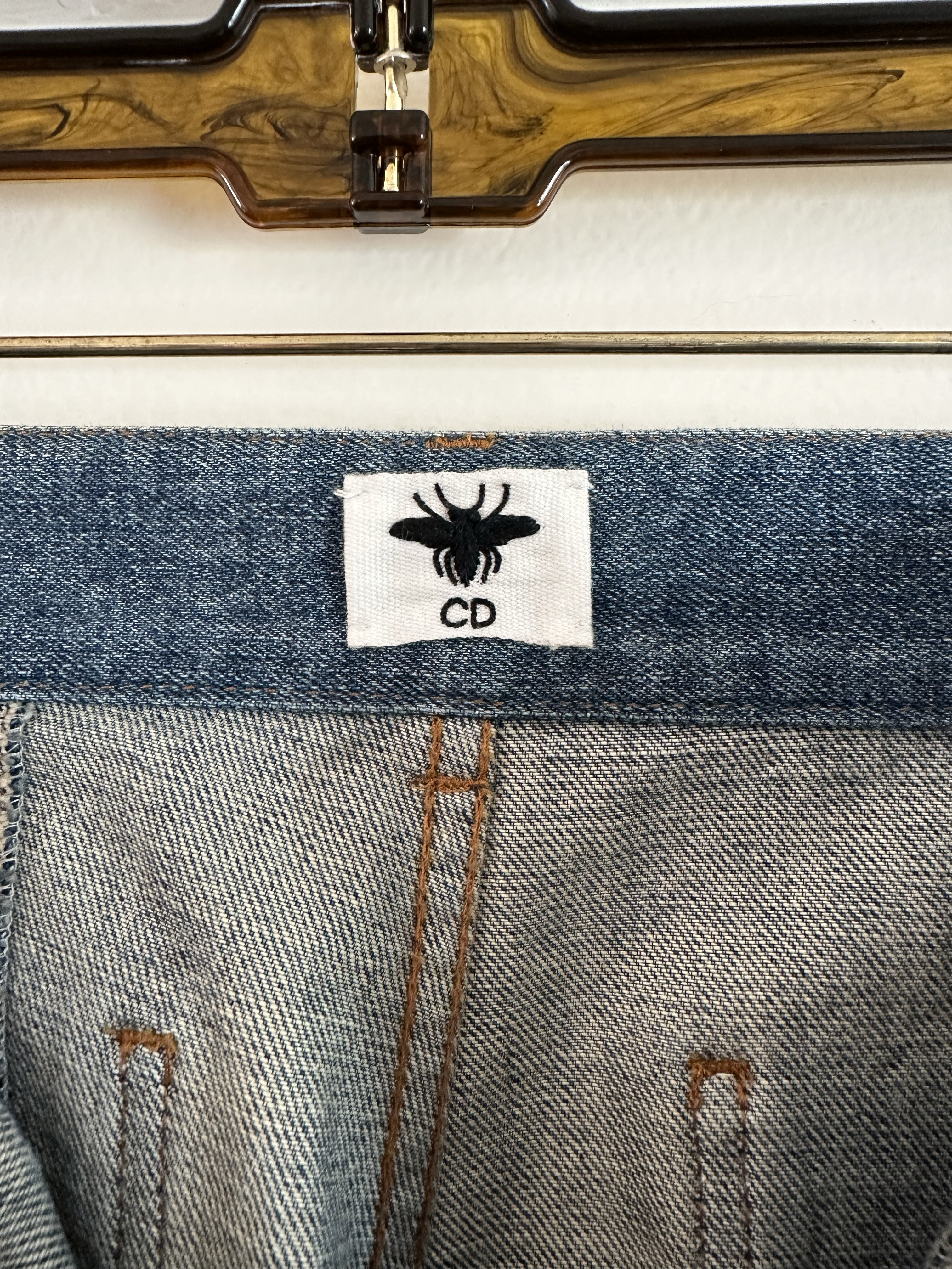 Jeans with Patchwork and Flare Bell Bottoms