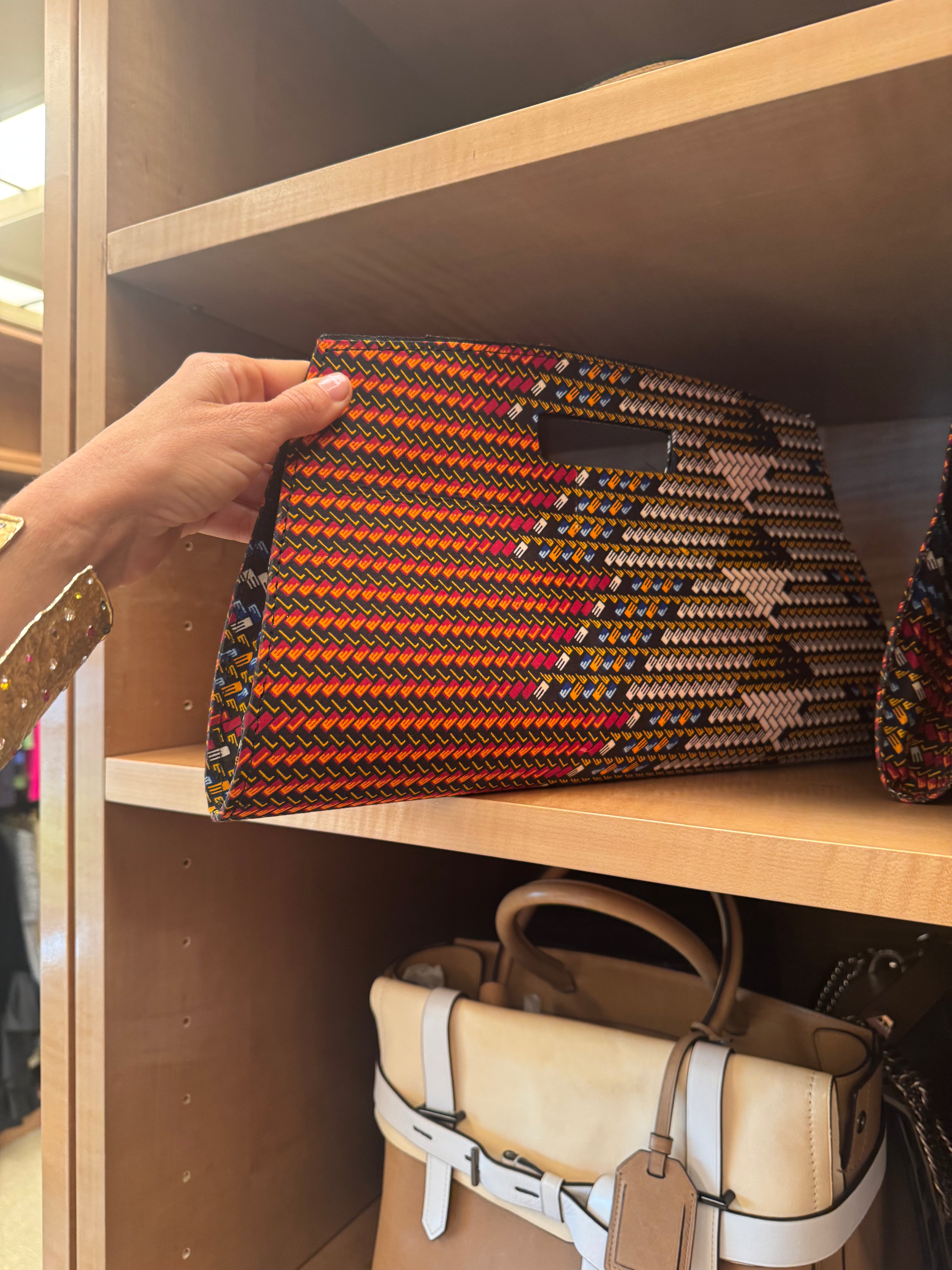 Woven Clutch Bag