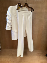 Scrunched-Sleeve Suit