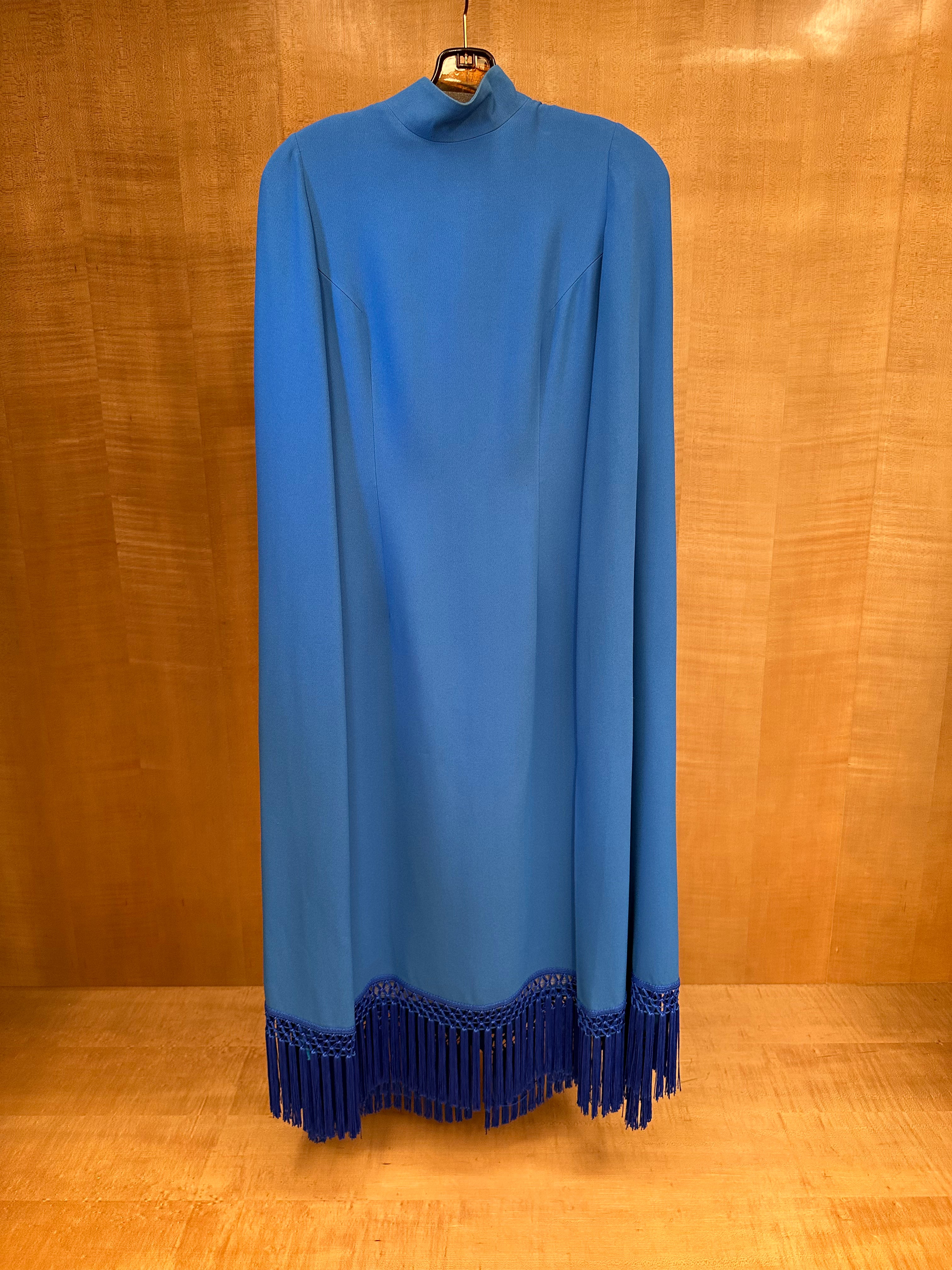 Fringe Cape Dress