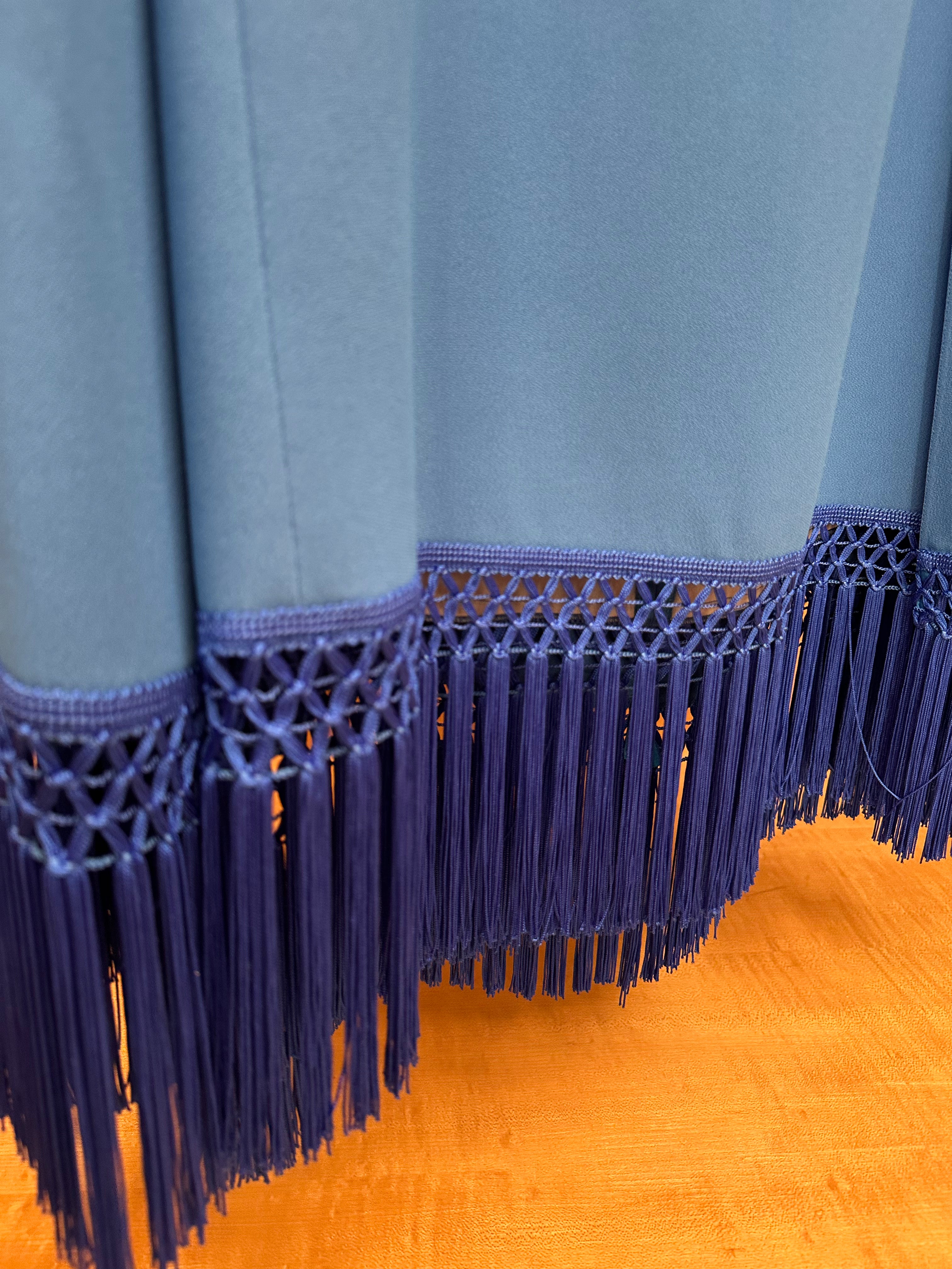 Fringe Cape Dress