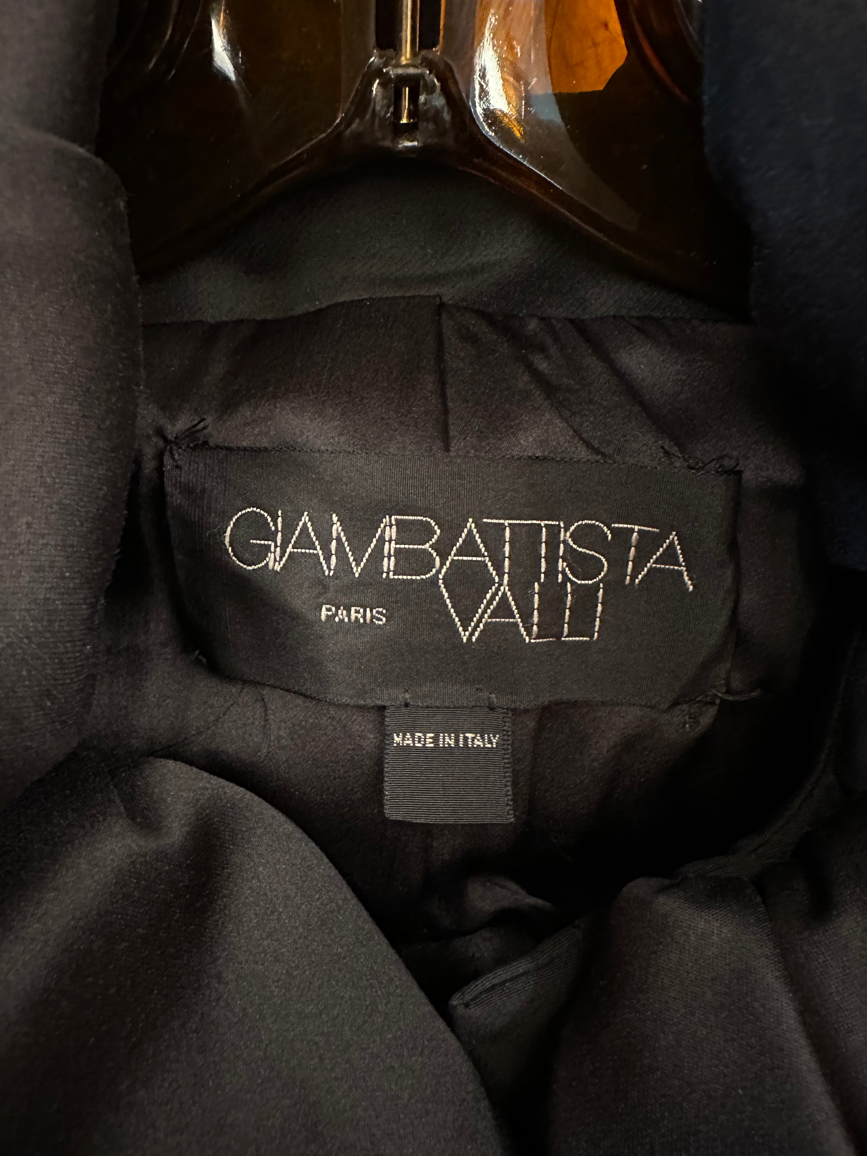 Black Satin Couture Jacket