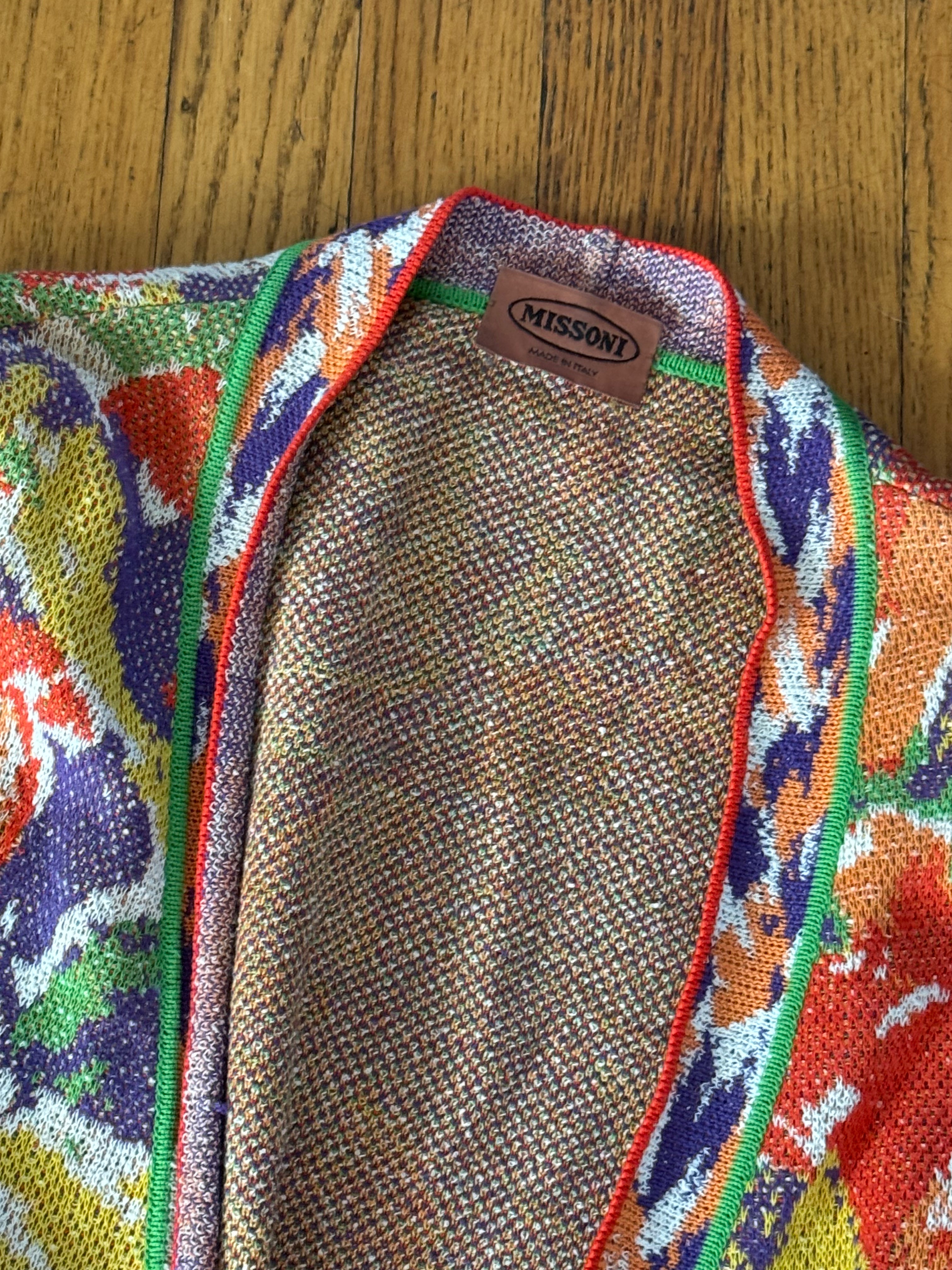 Floral Knit Cardigan