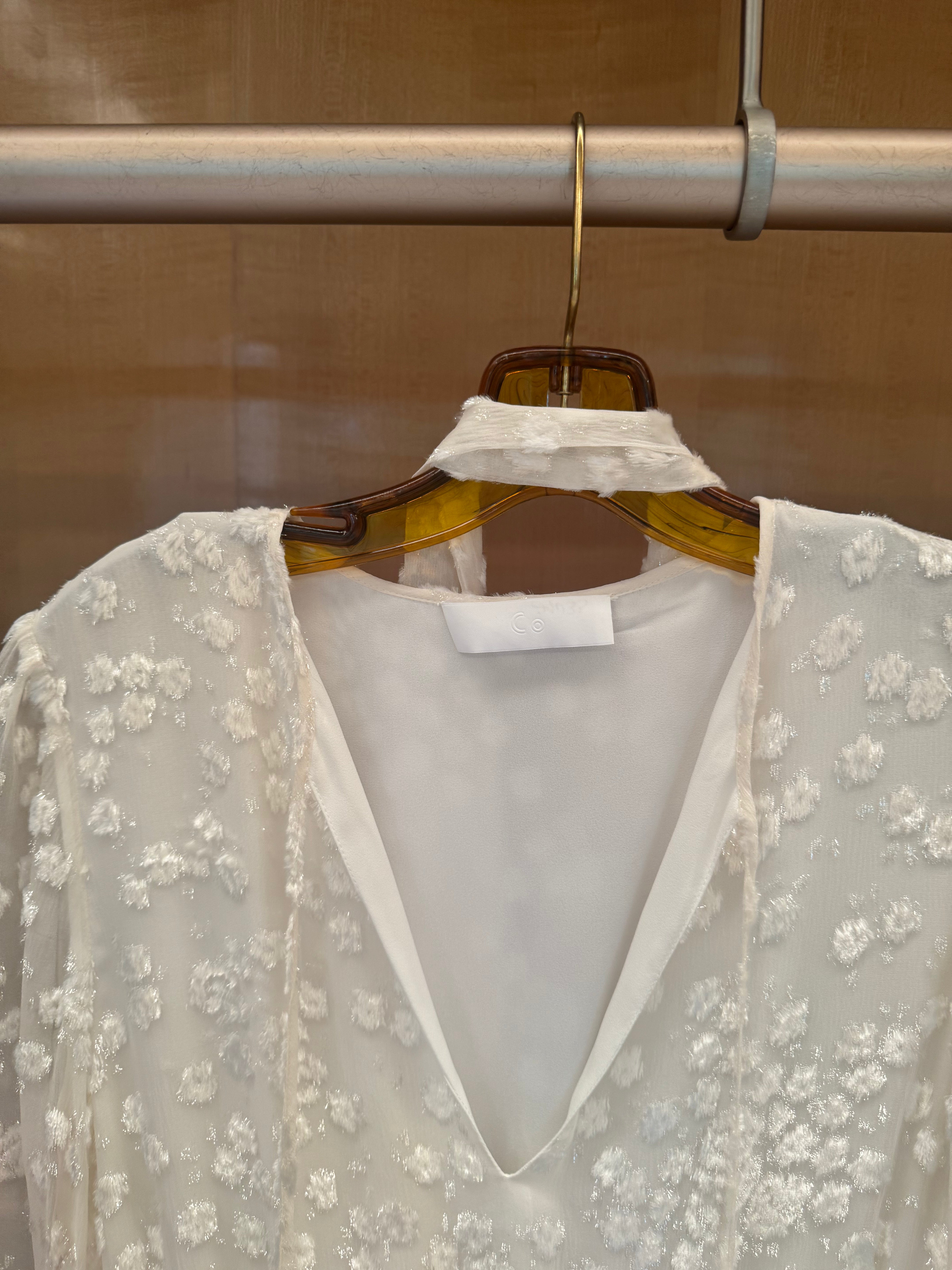 Burnout White Dress