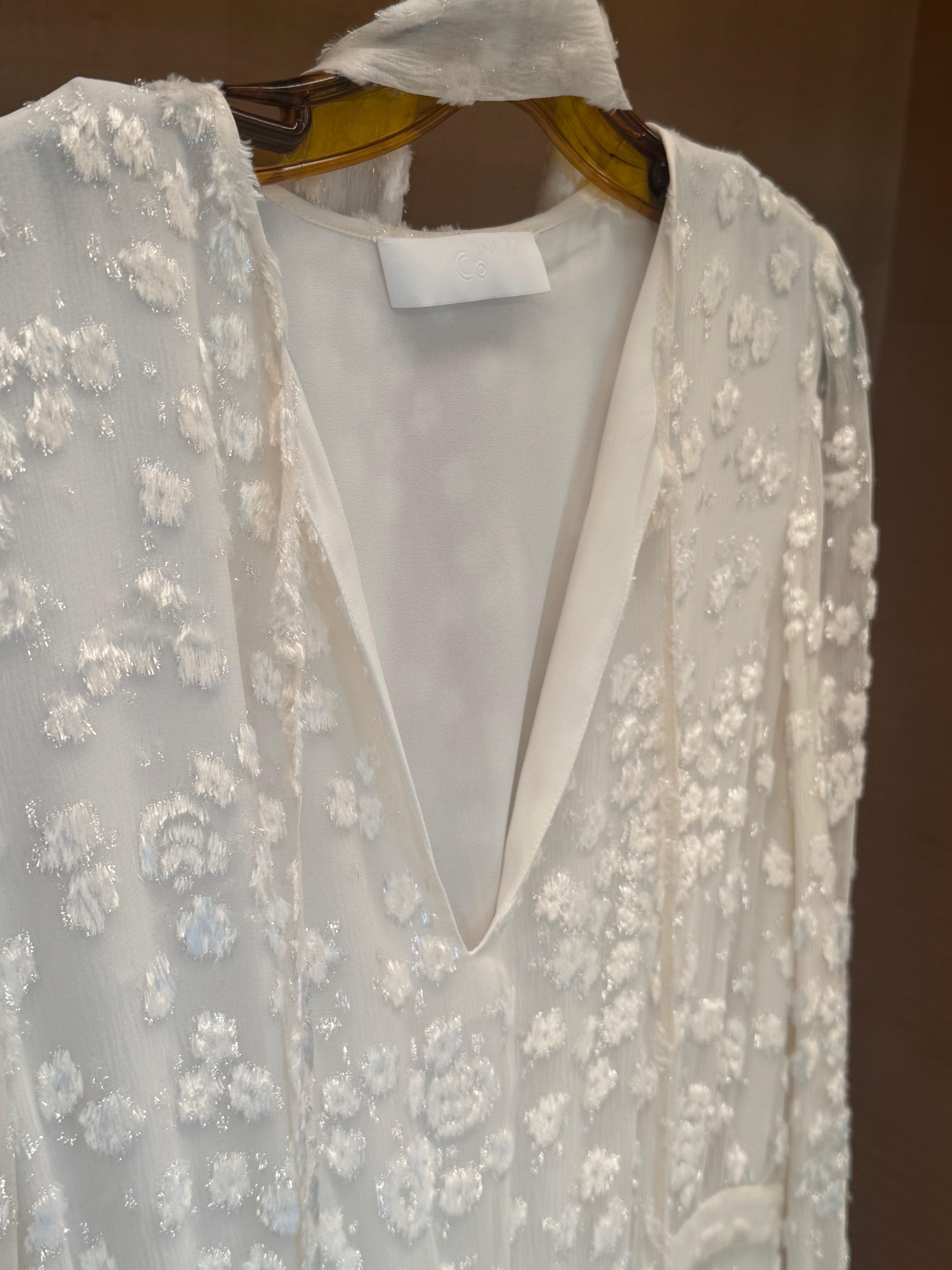 Burnout White Dress