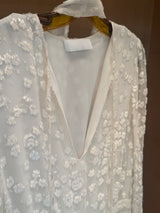 Burnout White Dress