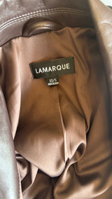 Janelle Leather Coat
