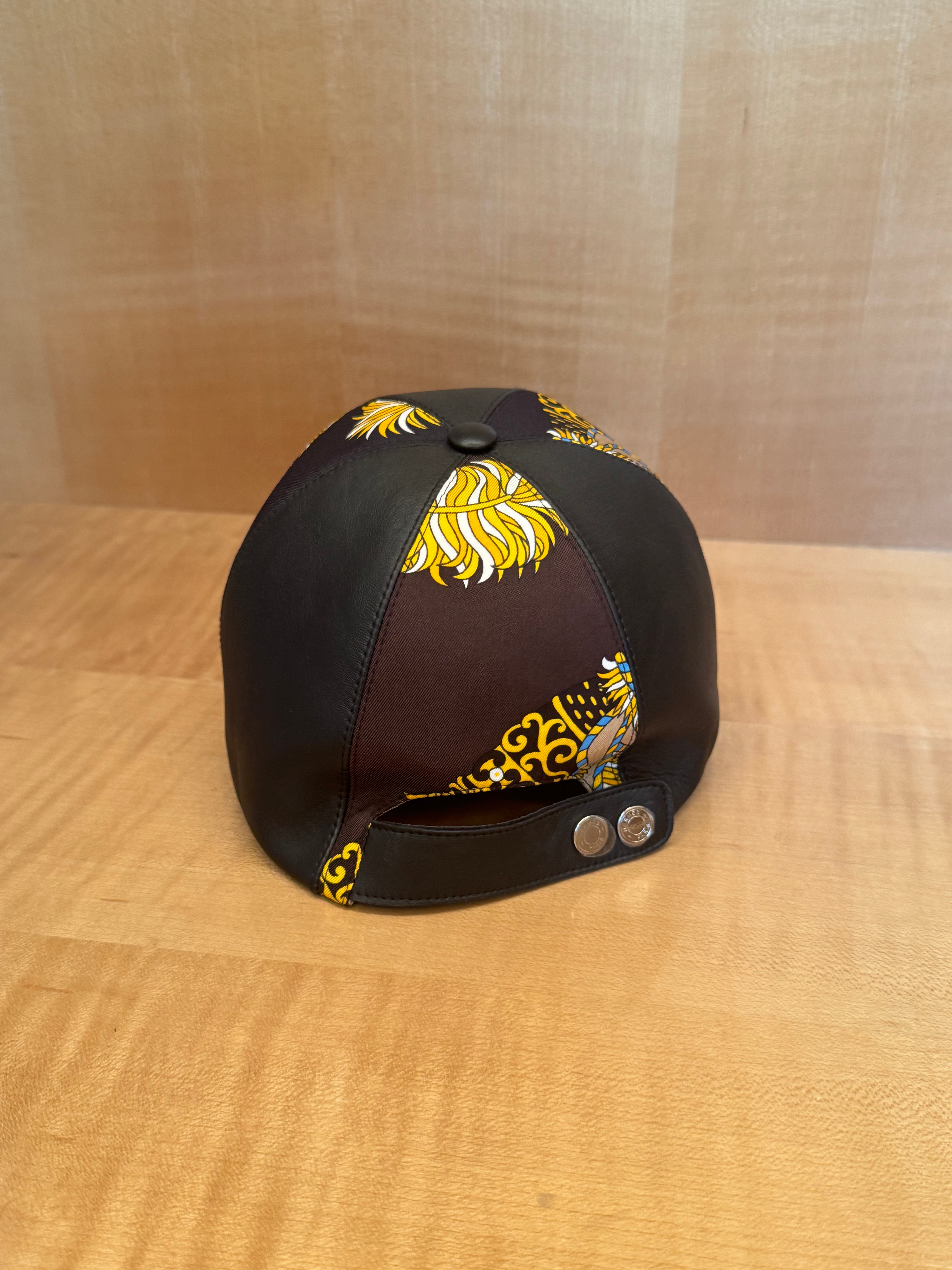 Lambskin and Silk Baseball Hat