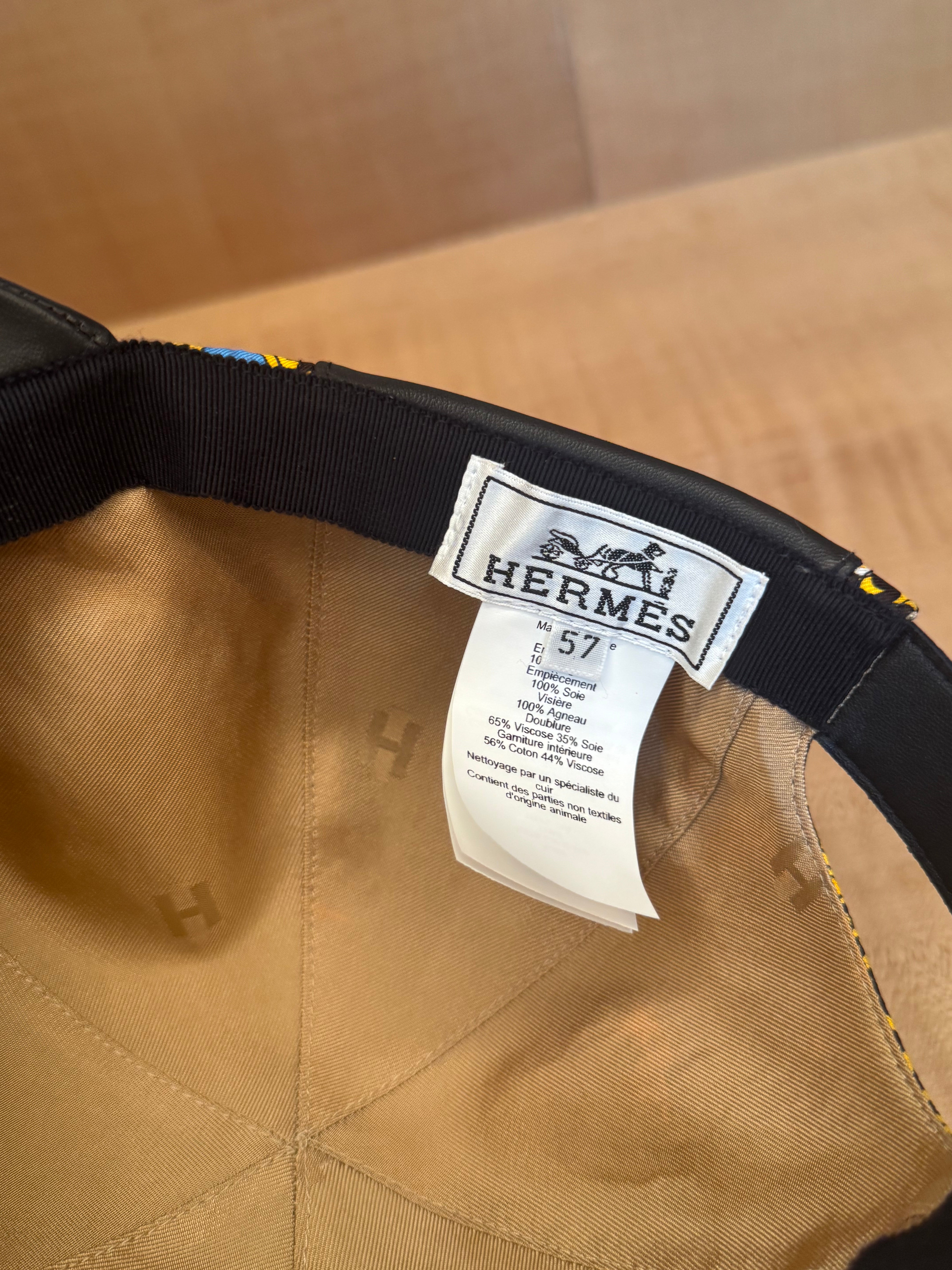 Lambskin and Silk Baseball Hat