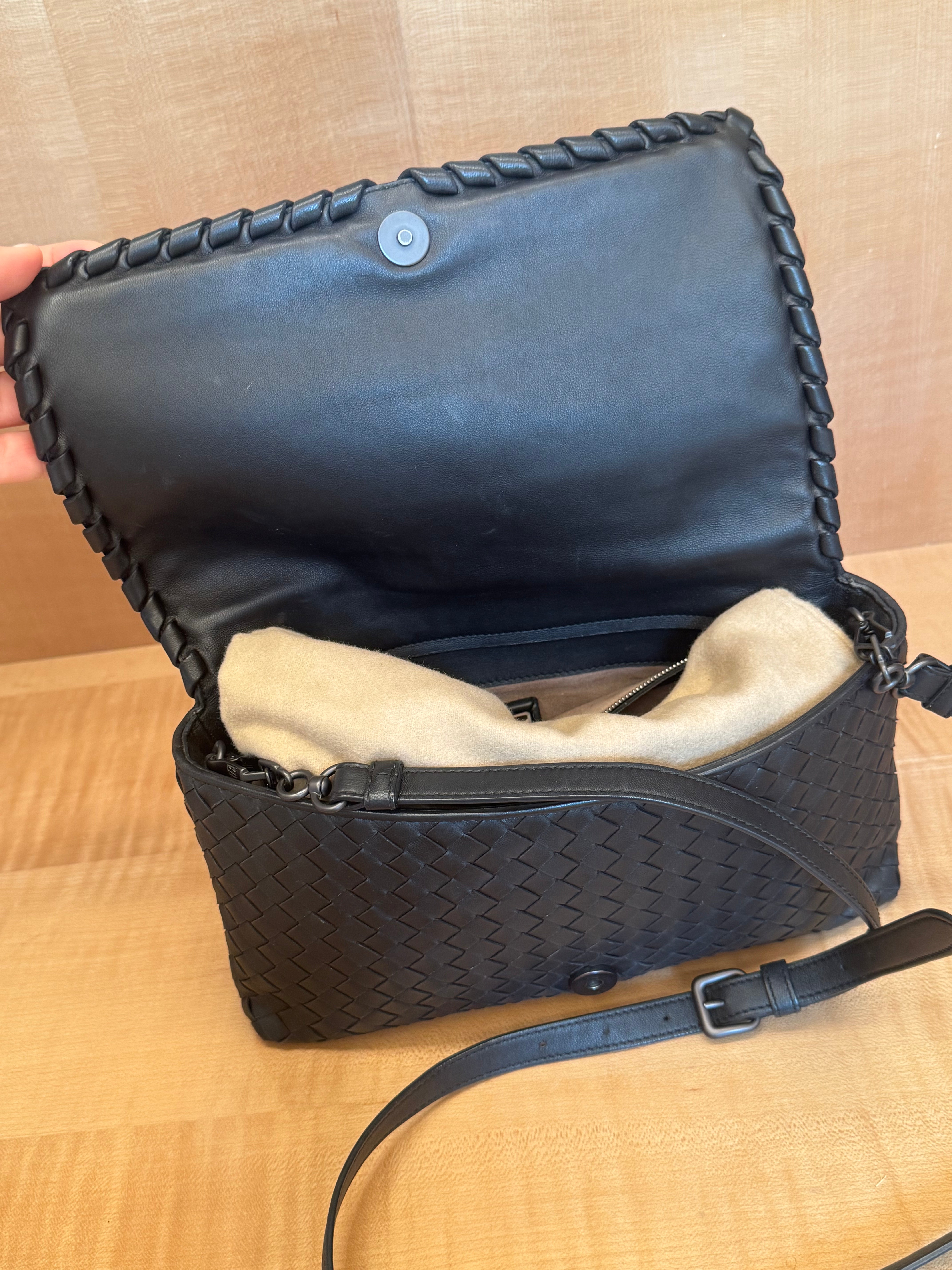 Black Woven Bag