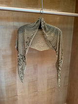 Purple Label Beaded Scarf
