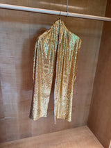 Gold Sequin Scarf