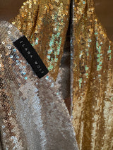 Gold Sequin Scarf