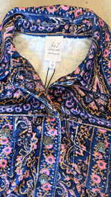 Paisley Velveteen Scrunched Canyon Jacket