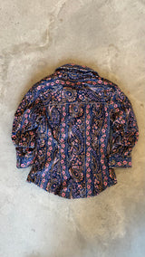Paisley Velveteen Scrunched Canyon Jacket