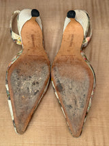 Butterfly Print Carolyn Sling Backs ( 39)