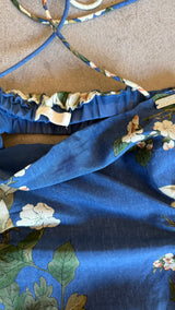 Blue Floral Maxi Dress