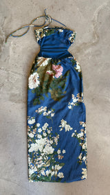 Blue Floral Maxi Dress