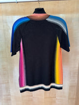Multicolor Stripe Turtleneck Top