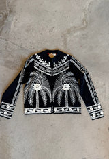 Embroidery Stand Neck Jacket
