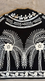 Embroidery Stand Neck Jacket