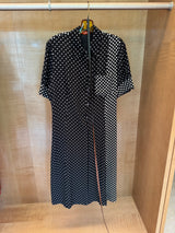 Polka Dot Dress with Belt