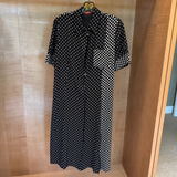 Polka Dot Dress with Belt
