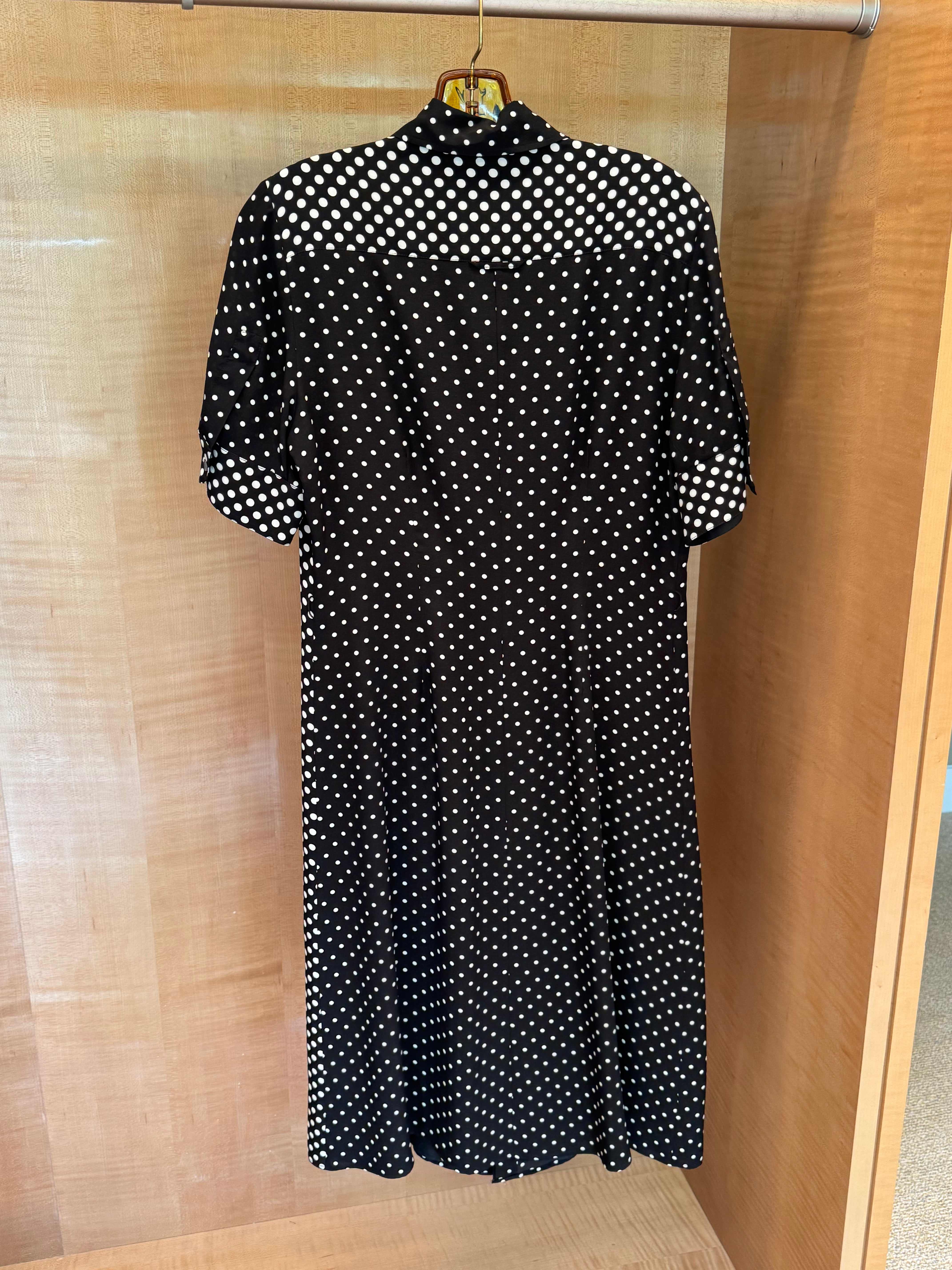 Polka Dot Dress with Belt