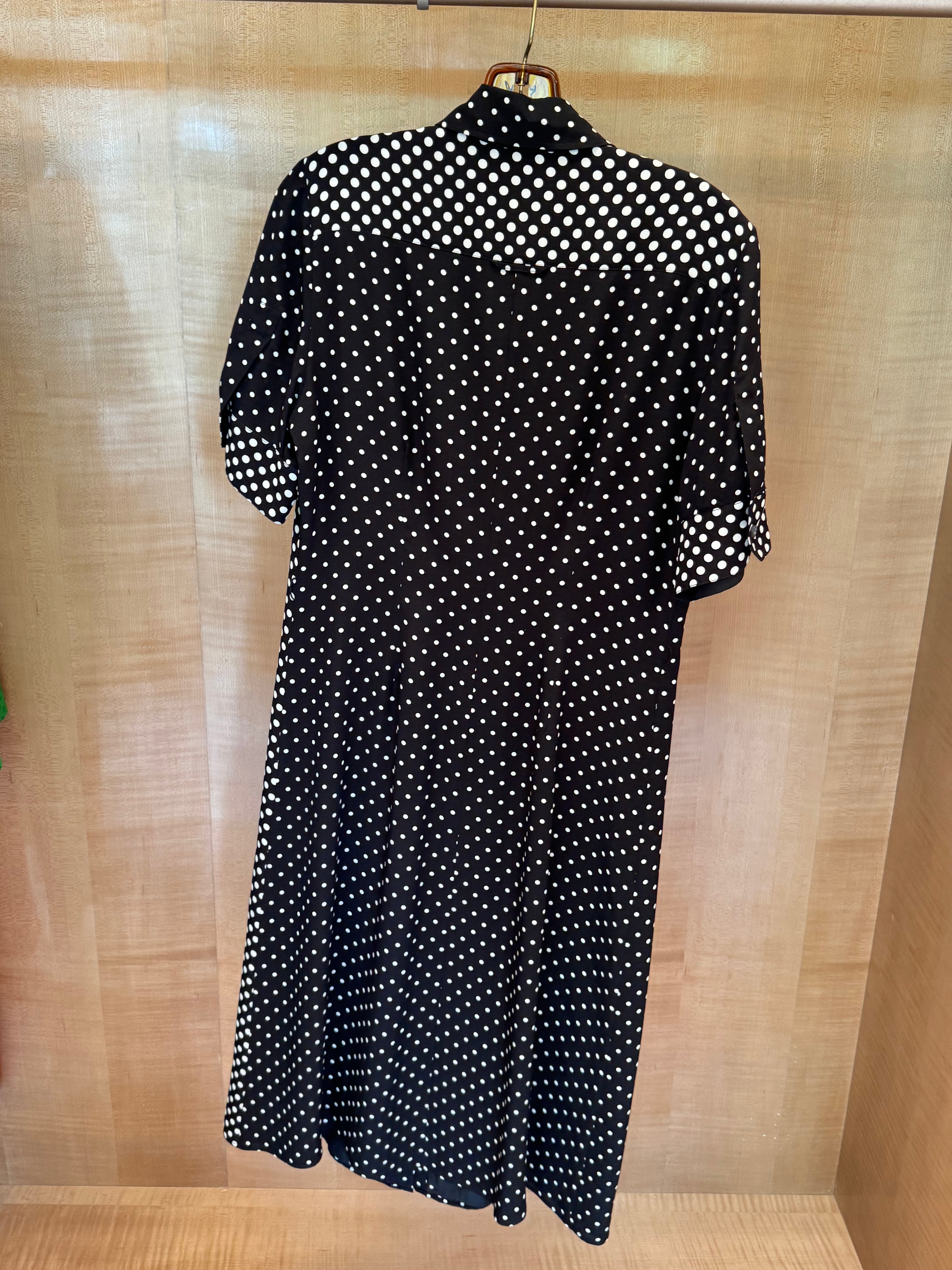 Polka Dot Dress with Belt