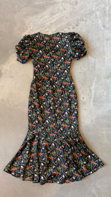 Windswept Meadow Floral Dress