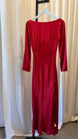 Devina Gown in Crimson
