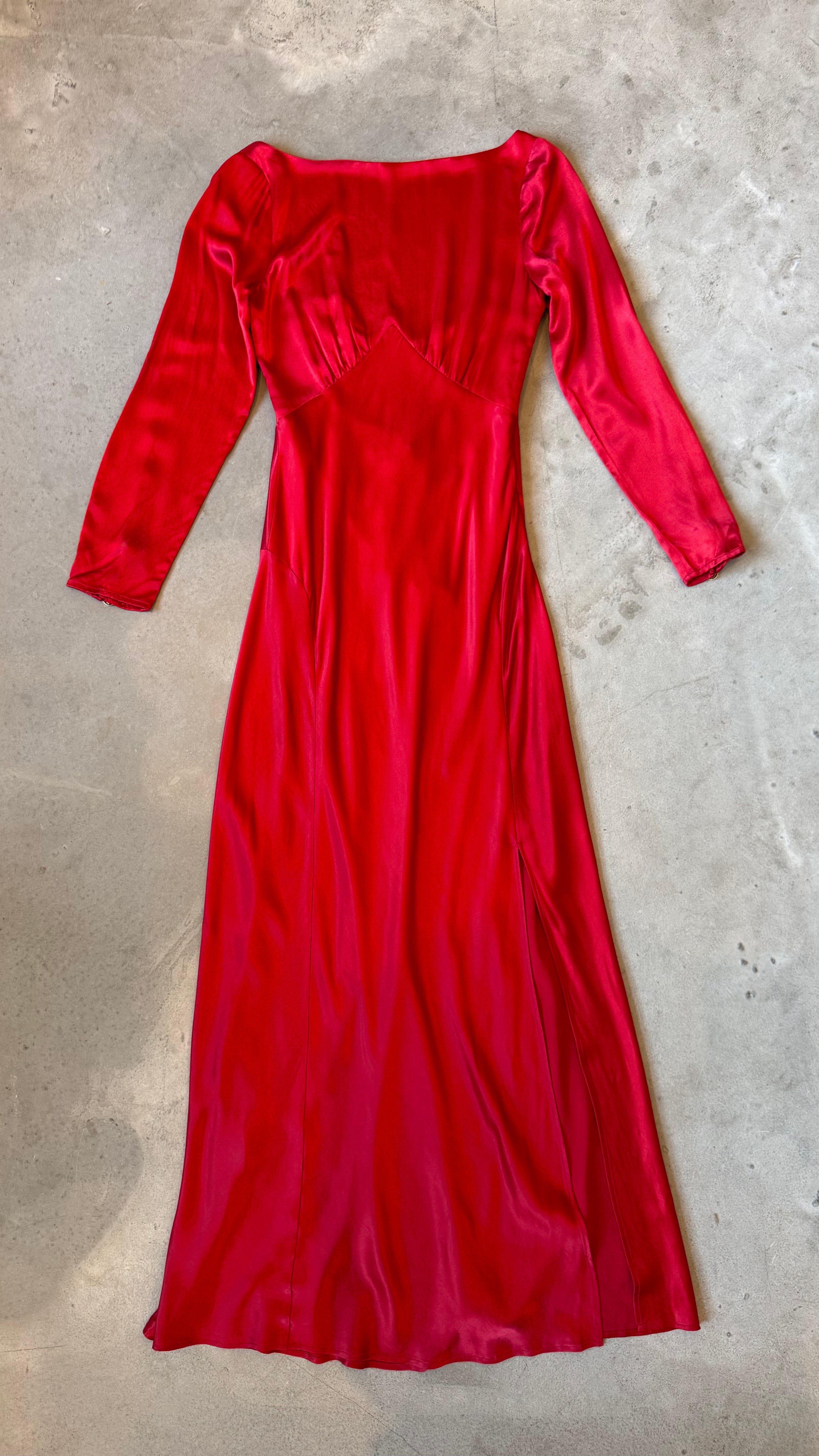 Devina Gown in Crimson