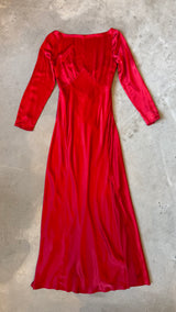 Devina Gown in Crimson