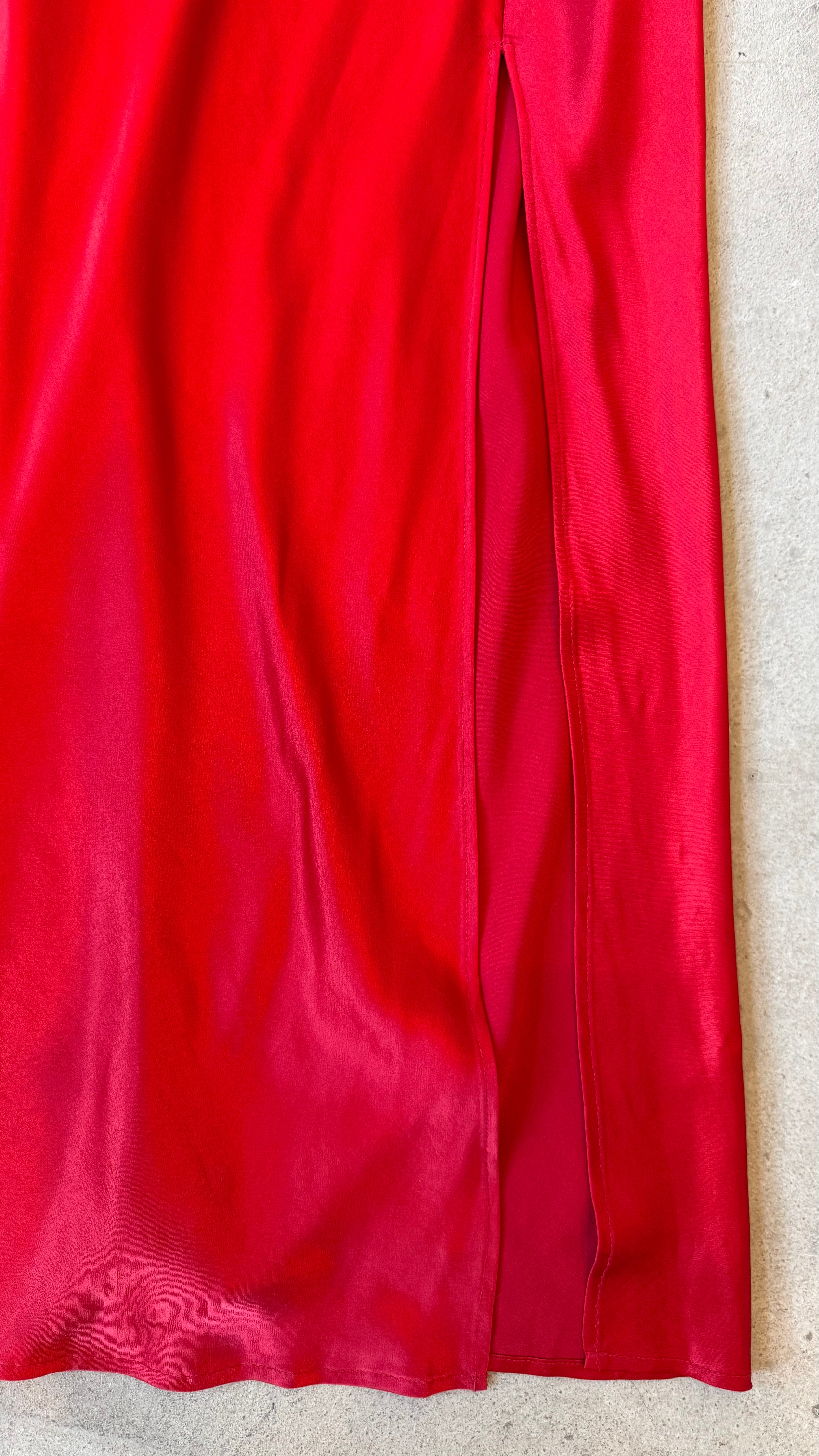 Devina Gown in Crimson