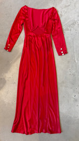 Devina Gown in Crimson