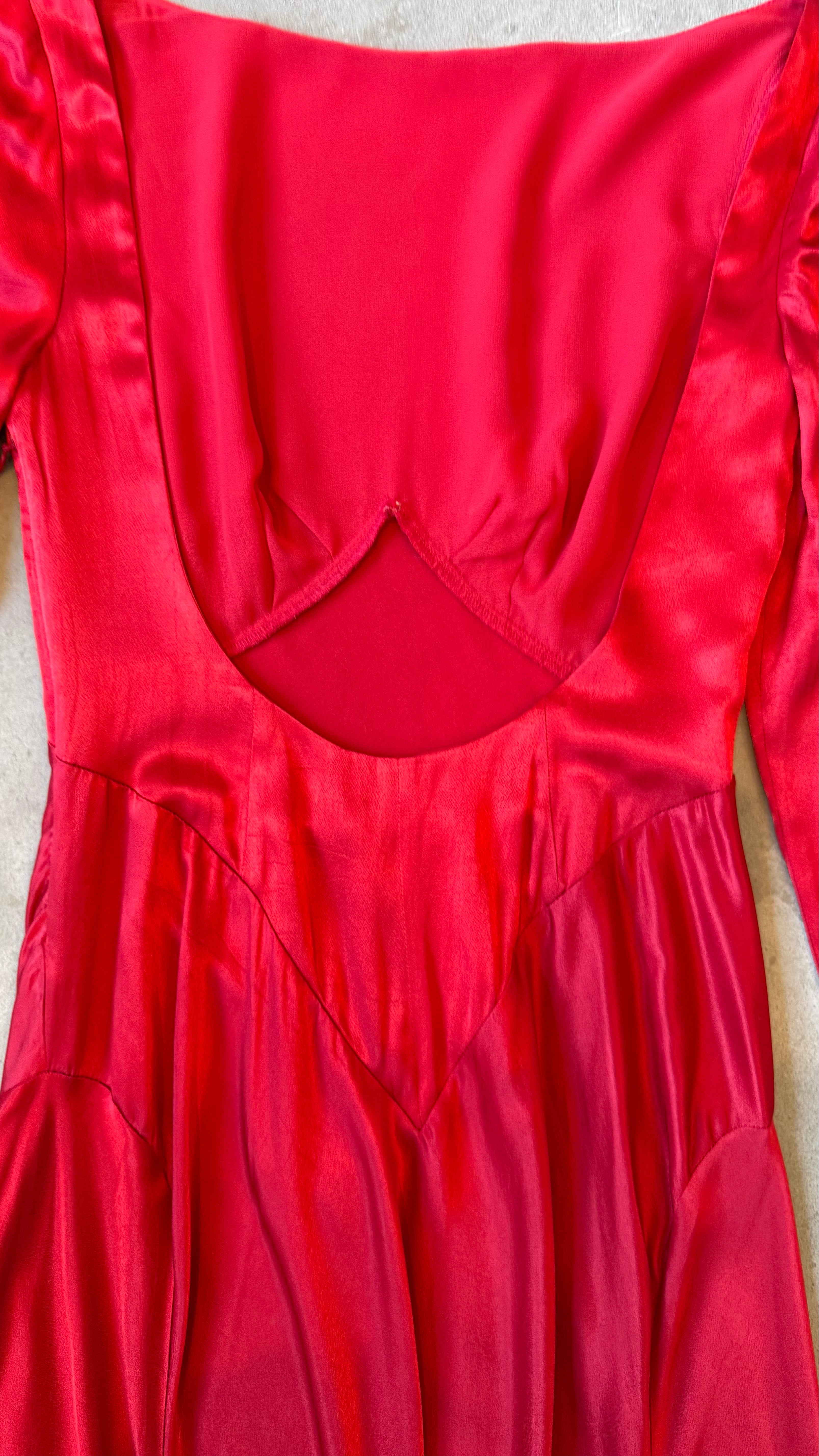 Devina Gown in Crimson