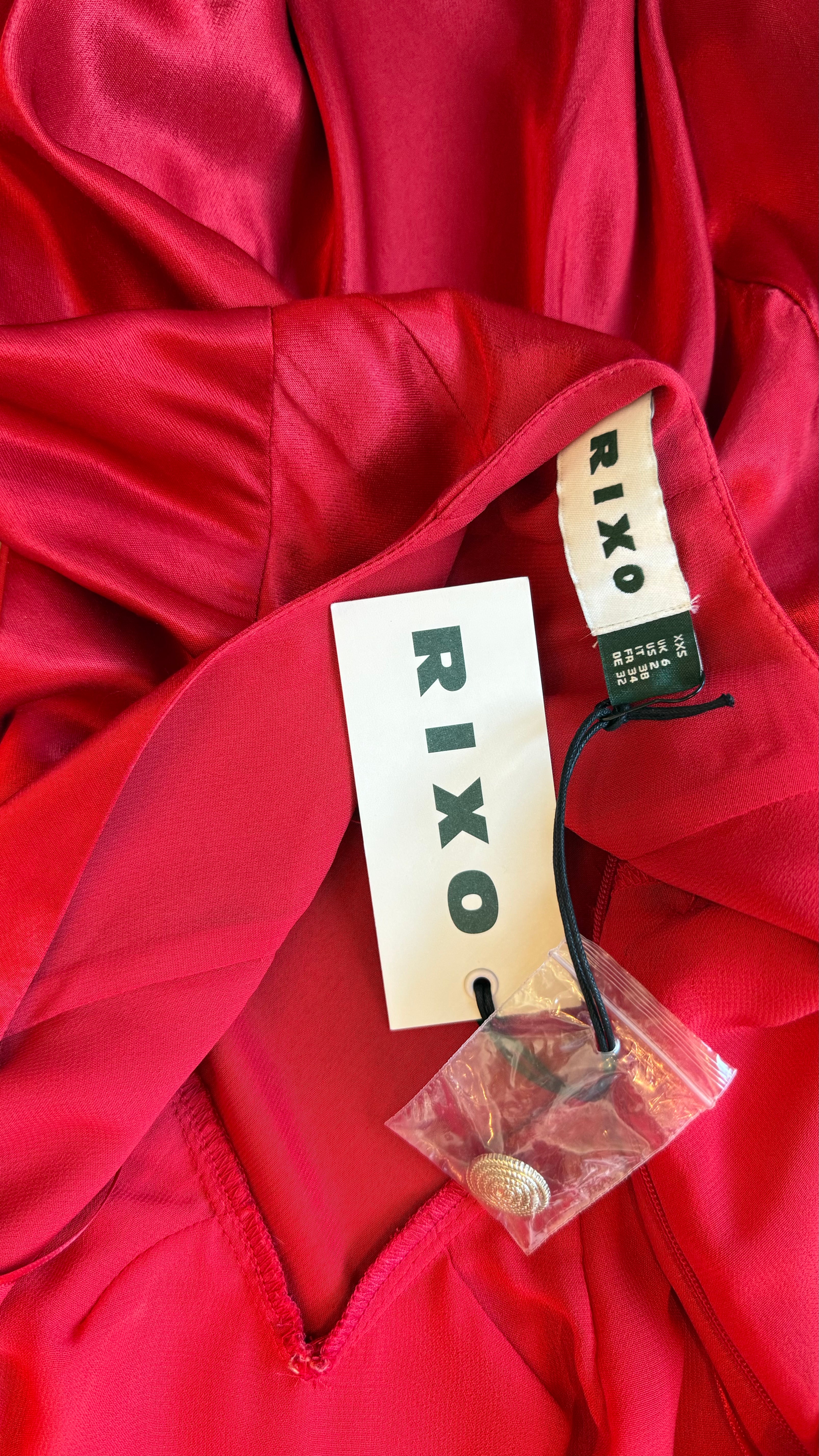 Devina Gown in Crimson