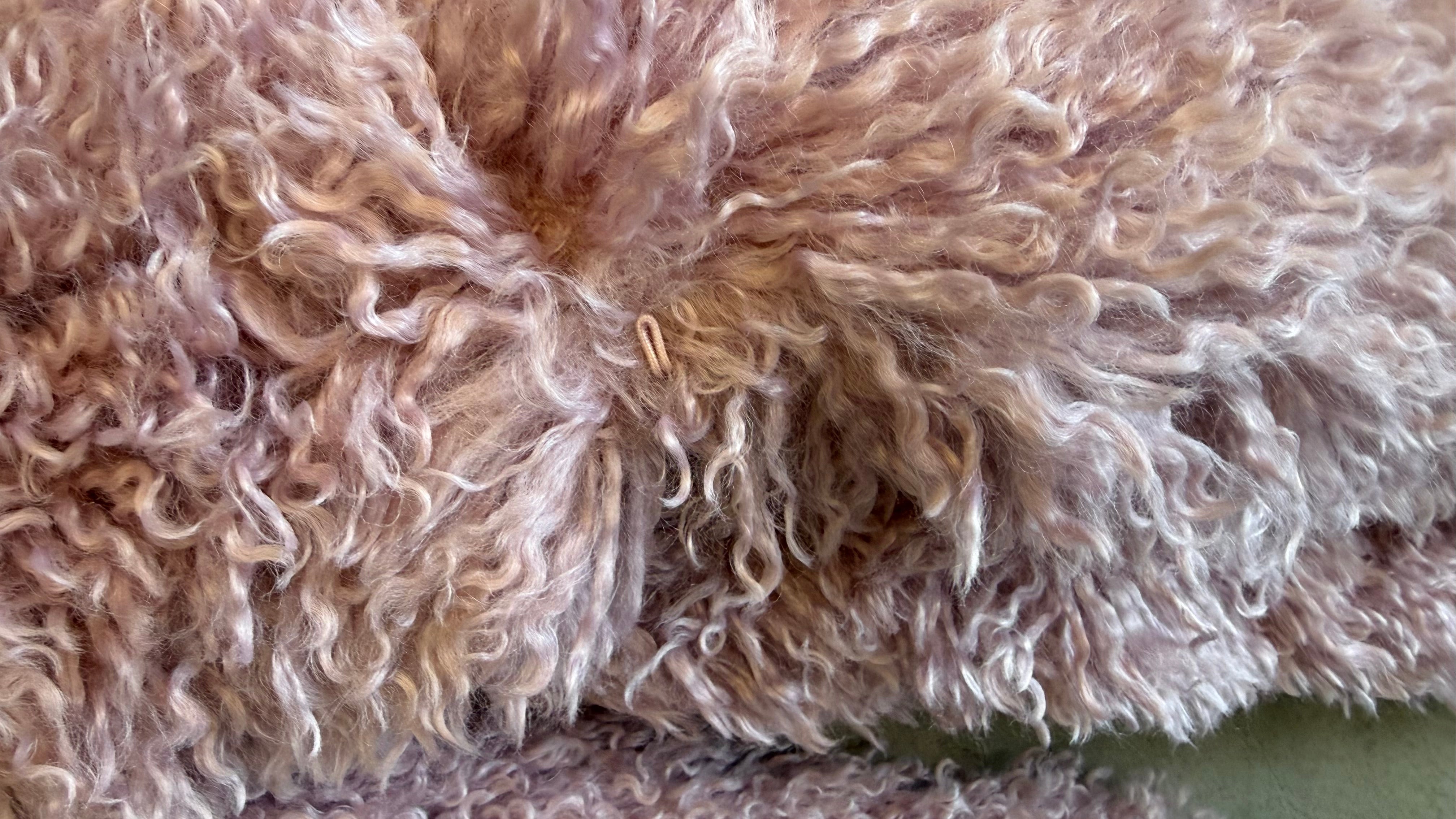 Toira Faux Fur Coat In Pink