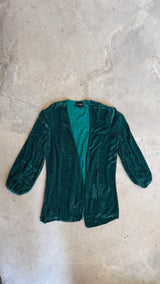Sequin Jacket In Green